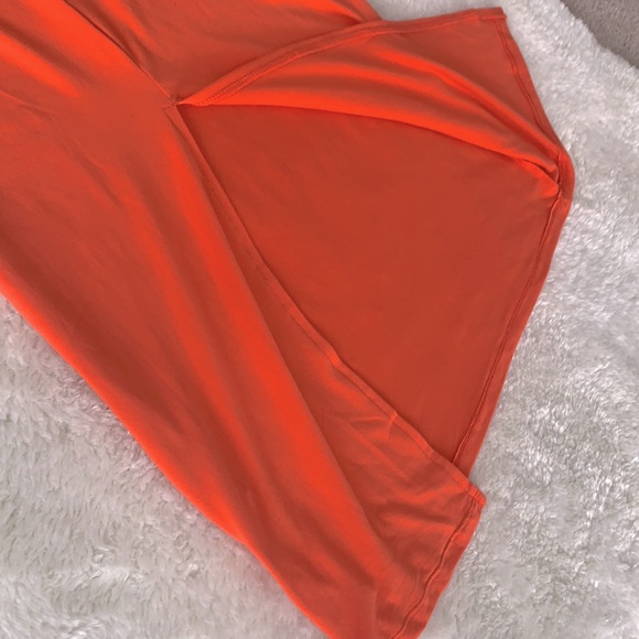 Fashion Nova Orange Bodycon Midi Dress - Picture 4 of 4